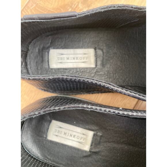 Men’s URI MINKOFF Union Leather Slip On Sneaker Loafer 10 - Picture 8 of 11